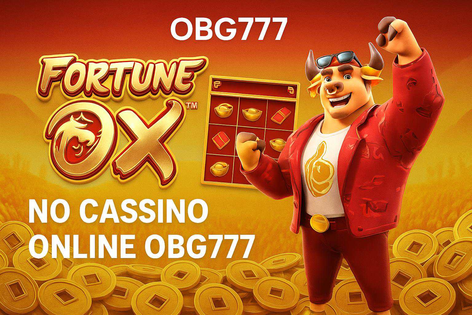 Fortune Ox no OBG777 - Aposte Agora e Reivindique Seus Ganhos
