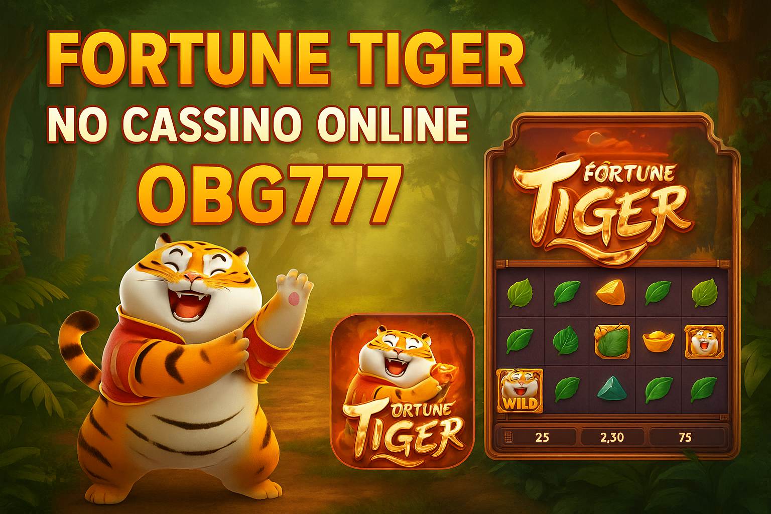 Fortune Tiger é um jogo imperdível no OBG777 Casino